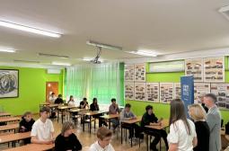 Powitanie uczestników Konkursu przez Jolantę Duk – Dyrektor ZSP nr 2 